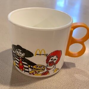 Vintage 1985 McDonalds Plastic Mug